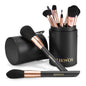 Dermaxgen inc AIRWOS® Makeup Brushes Set Professional 14Pcs Makeup Brushes Pearl Flash Handles Premium Synthetic Foundation Face Powder Brush Blending Eyeshadow Concealers Makeup Brushes MakeUp Brushes with Case
